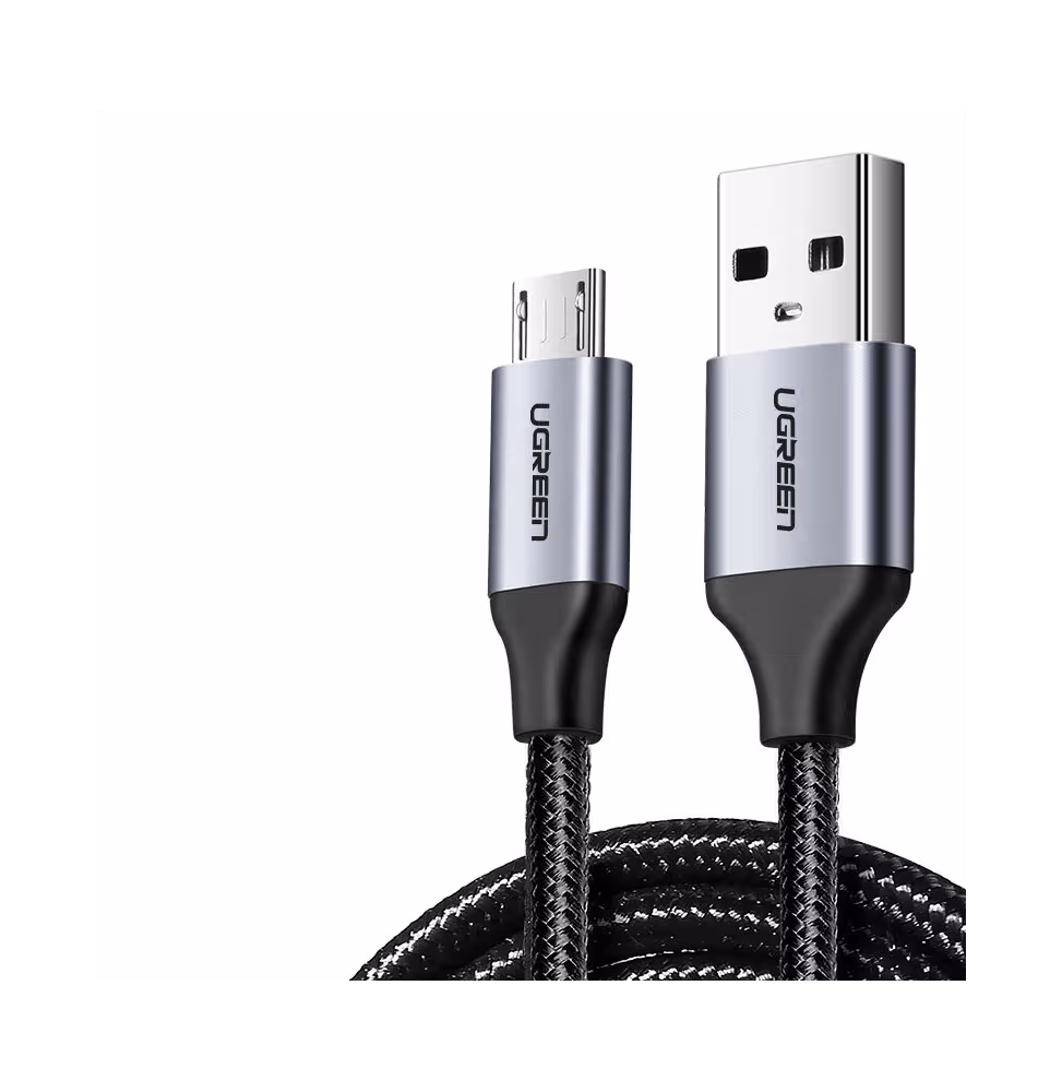 Ugreen US290 Micro USB 2.0 Cable 1M Noir [60146] - vue 4